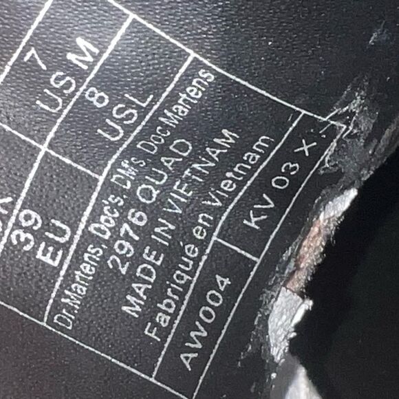 Doc Martens 2976 Quad White Chelsea Boots‎ Mens Size 7 - NEW WITH TAGS 💯🔥 - Picture 8 of 8